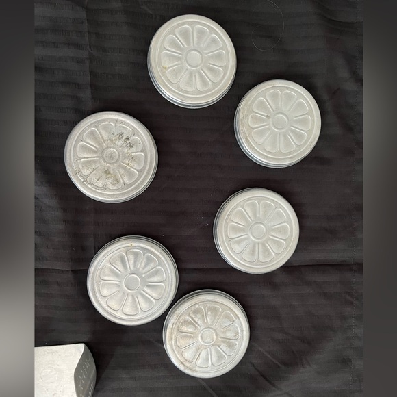 Mid Century Aluminum Coasters/Caddy - Picture 4 of 7